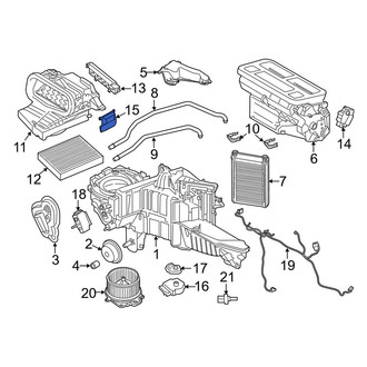 Lincoln OE - HVAC Air Inlet Door Actuator