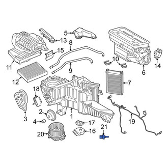 Lincoln OE - A/C Evaporator Temperature Sensor