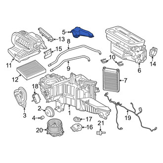 Lincoln OE - Heater Core Access Cover
