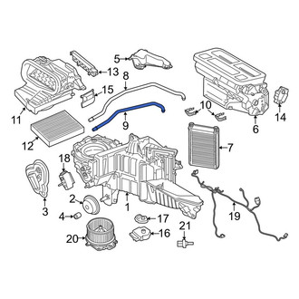 Lincoln OE - HVAC Heater Hose