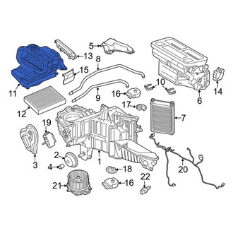 Lincoln OE - Front HVAC Air Inlet Housing