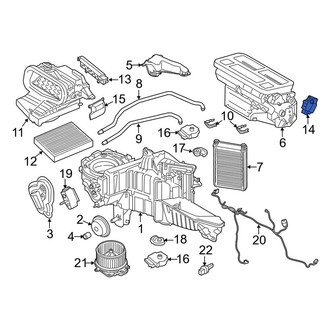 Lincoln OE - HVAC Defrost Mode Door Actuator