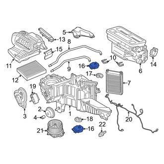 Lincoln OE - HVAC Blend Door Actuator