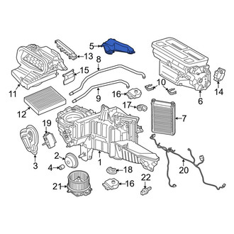 Lincoln OE - Heater Core Access Cover