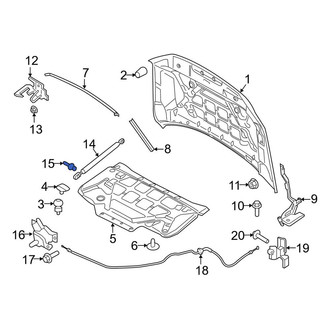 Lincoln OE - Front Hood Lift Support Stud