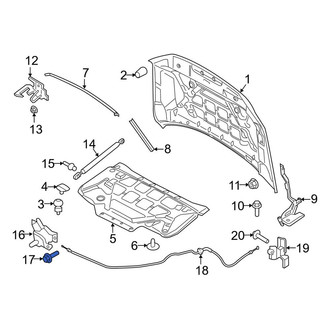 Lincoln OE - Hood Latch Bolt