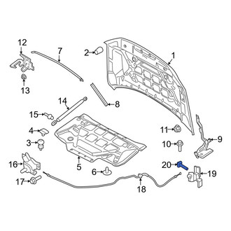 Lincoln OE - Hood Release Handle Bolt