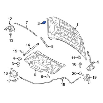 Lincoln OE - Front Hood Stop Buffer