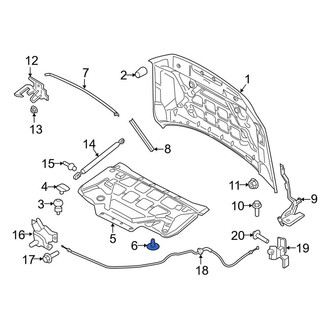 Lincoln OE - Hood Insulation Pad Clip