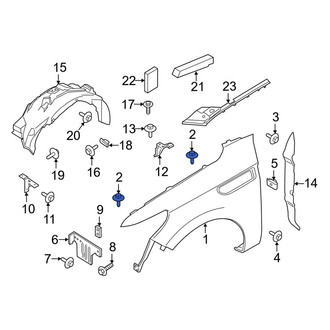 Lincoln OE - Floor Pan Bracket Screw