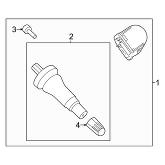 Lincoln OE - Electrical - Tire Pressure Monitor Components