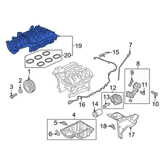 Lincoln OE - Engine Intake Manifold