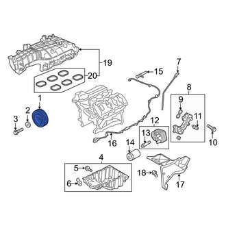 Lincoln OE - Engine Crankshaft Pulley