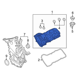 Lincoln OE - Left Engine Valve Cover