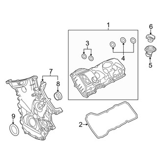 Lincoln OE - Engine - Valve & Timing Covers