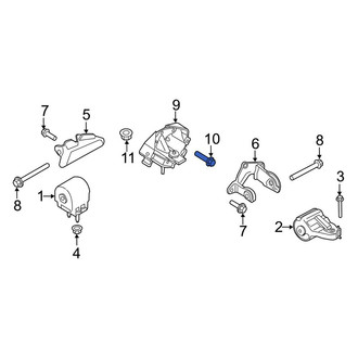 Lincoln OE - Automatic Transmission Mount Bolt
