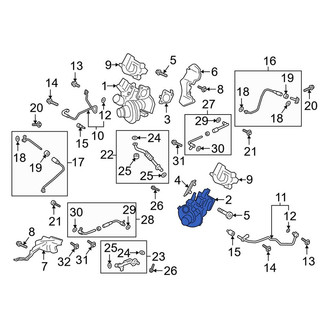 Lincoln OE - Left Turbocharger