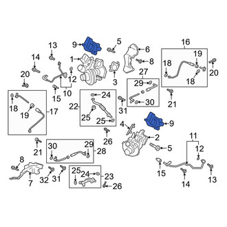 Lincoln OE - Right Turbocharger Wastegate Actuator
