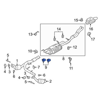 Lincoln OE - Exhaust Muffler Clamp