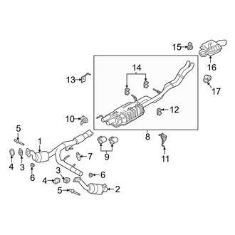 Lincoln OE - Exhaust System - Exhaust Components
