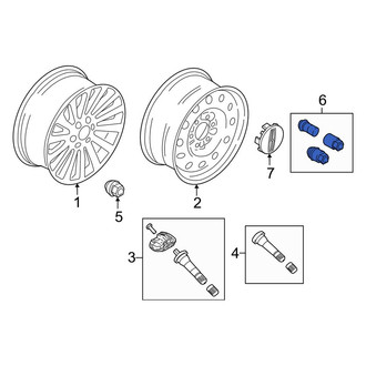 Lincoln OE - Wheel Lock Set