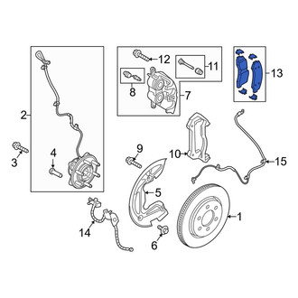 Lincoln OE - Front Disc Brake Pad Set
