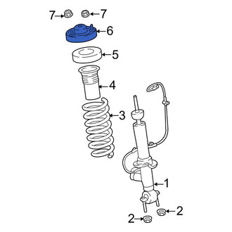 Lincoln OE - Front Suspension Shock Absorber Mount
