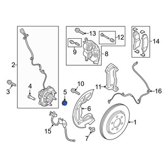 Lincoln OE - Front Wheel Bearing Dust Cap