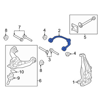 Lincoln OE - Front Left Upper Suspension Control Arm