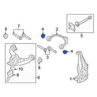 Lincoln OE - Lower Suspension Control Arm Nut