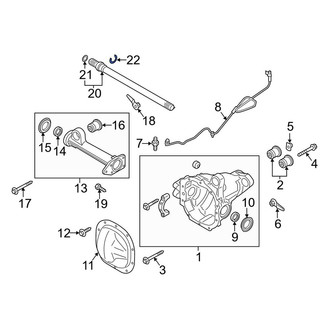 Lincoln OE - Drive Axle Shaft Lock C-Clip