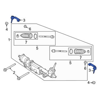 Lincoln OE - Left Outer Steering Tie Rod End