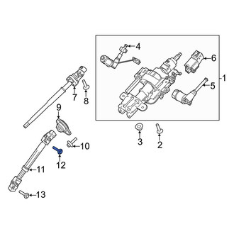 Lincoln OE - Lower Steering Shaft Bolt