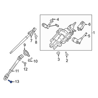 Lincoln OE - Lower Steering Shaft Bolt