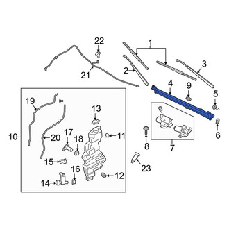 Lincoln OE - Wiper Linkage
