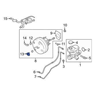 Lincoln OE - Power Brake Booster Vacuum Sensor