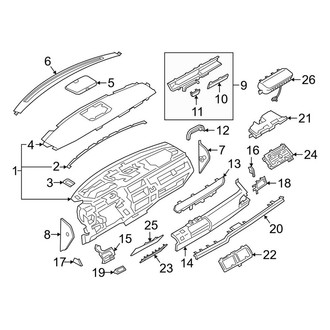Lincoln OE - Instrument Panel Components (Panel & Trim)