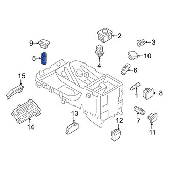 Lincoln OE - Rear Left 12 Volt Accessory Power Outlet
