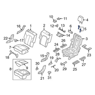 Lincoln OE - Center Headrest Guide