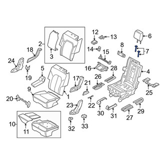 Lincoln OE - Center Headrest Guide