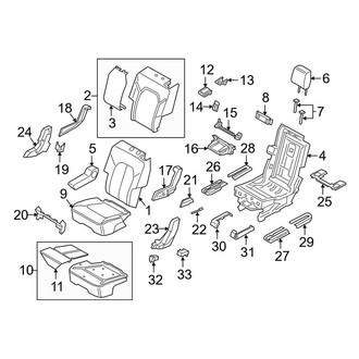 Lincoln OE - Seats & Tracks - Second Row Seats (Captains Chairs)