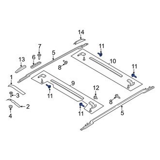 Lincoln OE - Roof Luggage Carrier Cross Rail Bolt