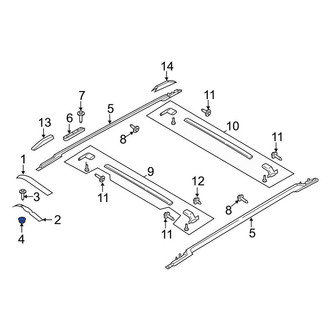 Lincoln OE - Roof Molding Nut