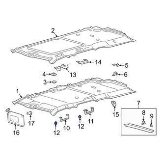 Lincoln OE - Interior Grab Bar Cap