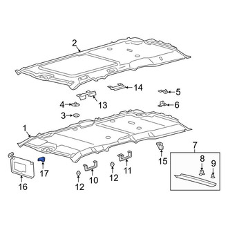 Lincoln OE - Right Sun Visor Holder