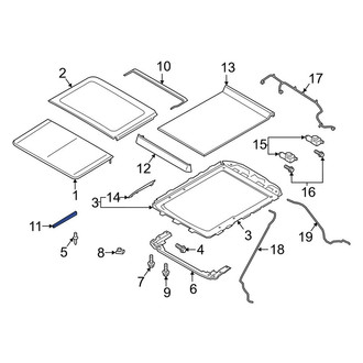 Lincoln OE - Sunroof Molding