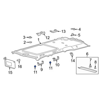 Lincoln OE - Interior Grab Bar Cap