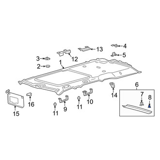 Lincoln OE - Roof Opening Trim Clip