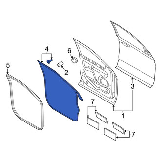 Lincoln OE - Front Left Outer Door Seal