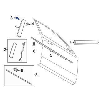 Lincoln OE - Door Applique Screw